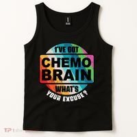 Cancer Chemo Brain Retro Awareness Tank Top thumb 2