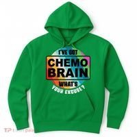 Cancer Chemo Brain Retro Awareness Hoodie thumb 0