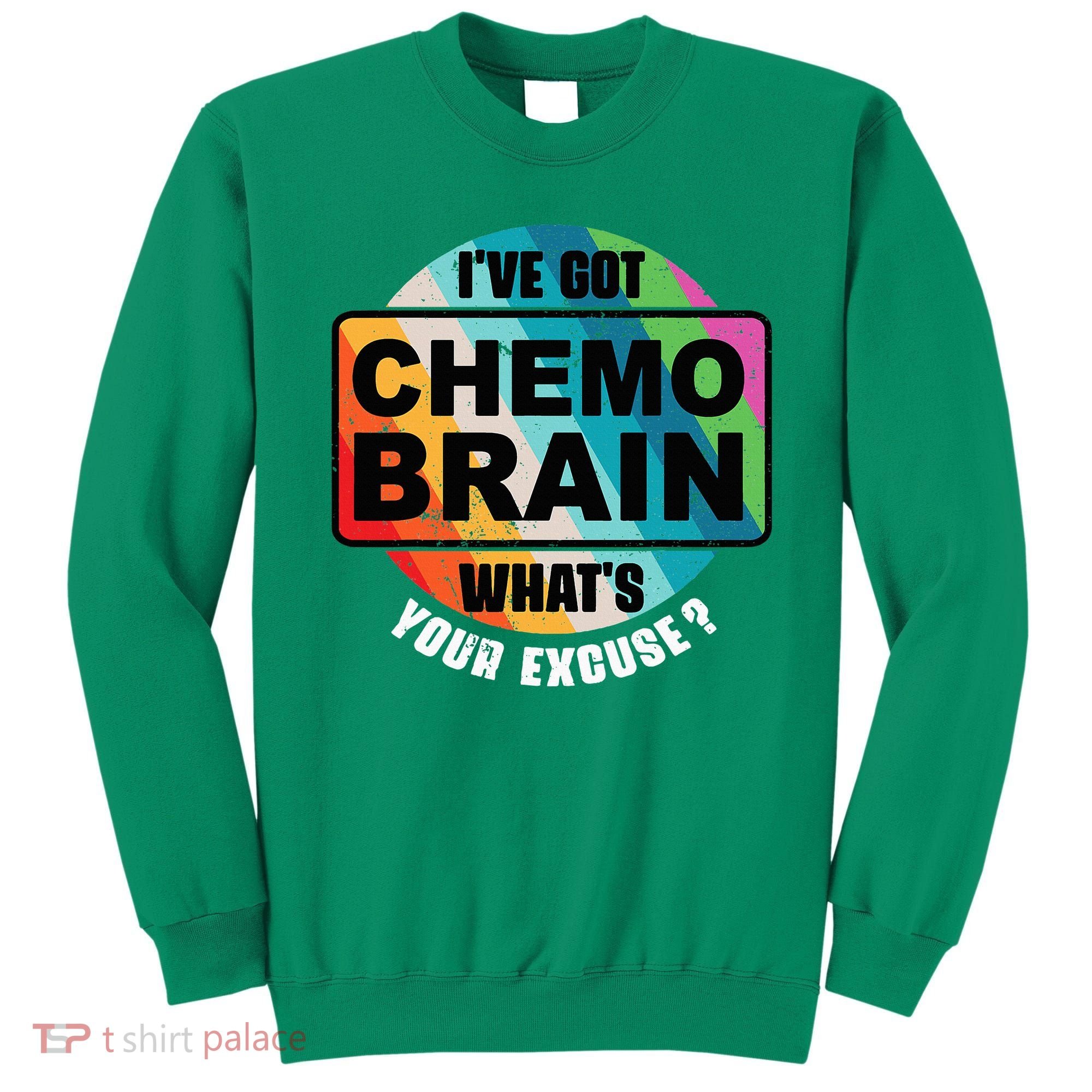 Cancer Chemo Brain Retro Awareness Sweatshirt
