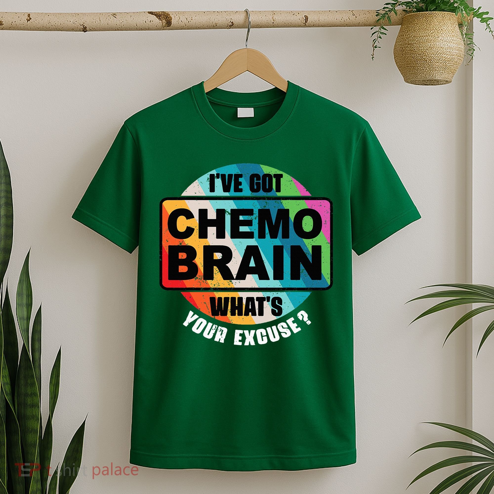 Cancer Chemo Brain Retro Awareness T-Shirt