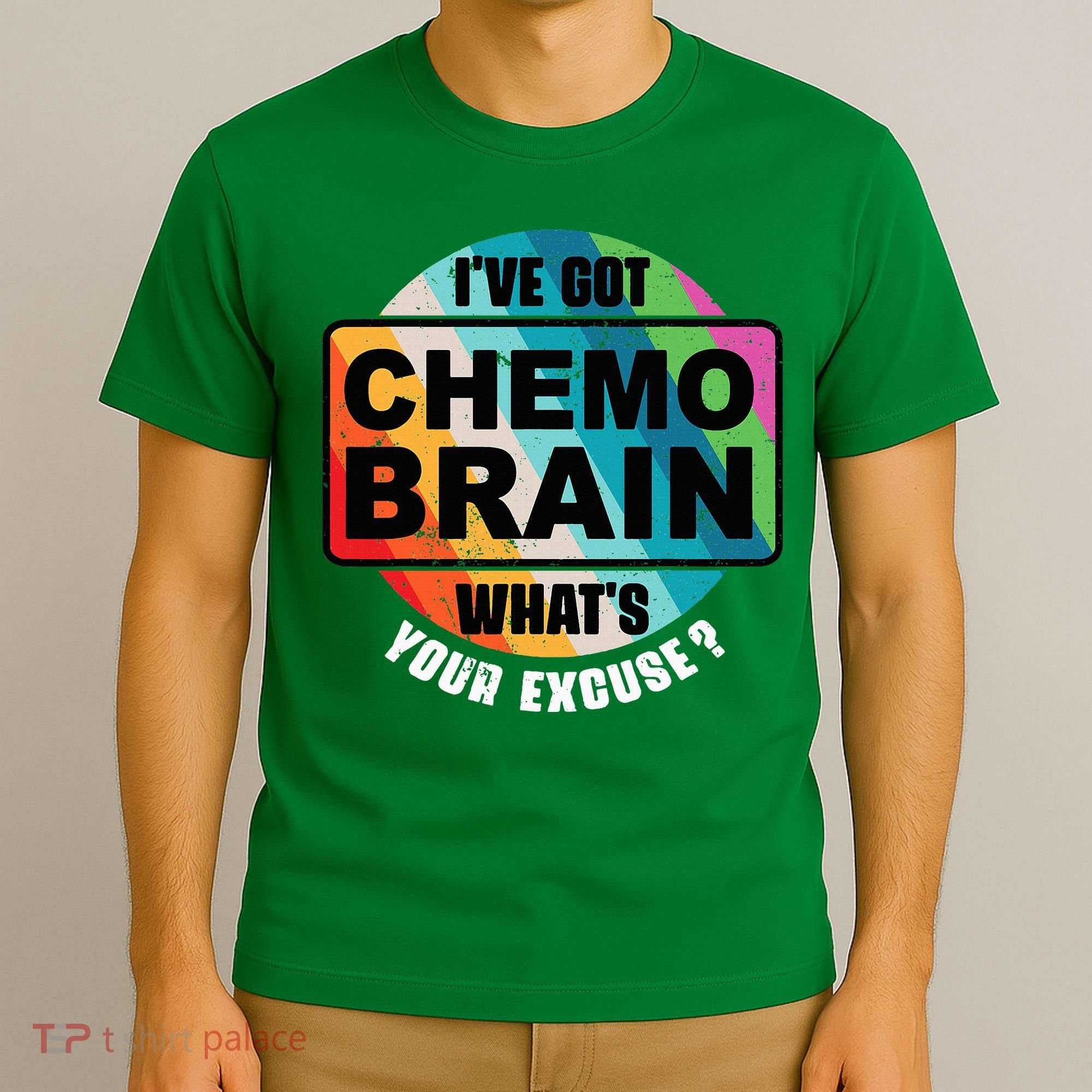 Cancer Chemo Brain Retro Awareness T-Shirt