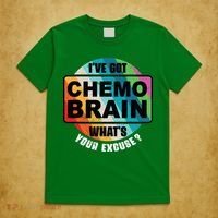Cancer Chemo Brain Retro Awareness T-Shirt thumb 5