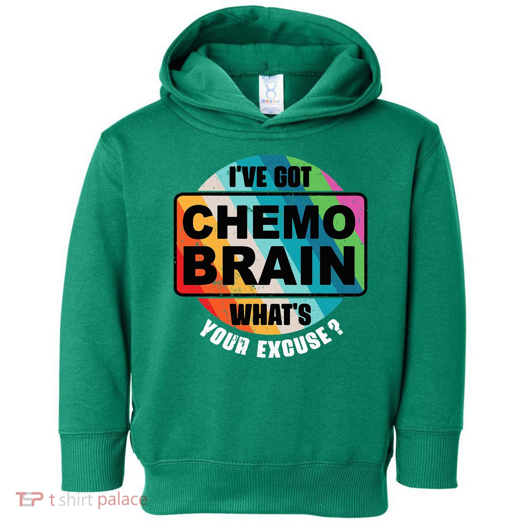 Cancer Chemo Brain Retro Awareness Toddler Hoodie