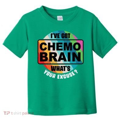 Cancer Chemo Brain Retro Awareness Toddler T-Shirt
