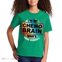 Cancer Chemo Brain Retro Awareness Kids T-Shirt thumb 2