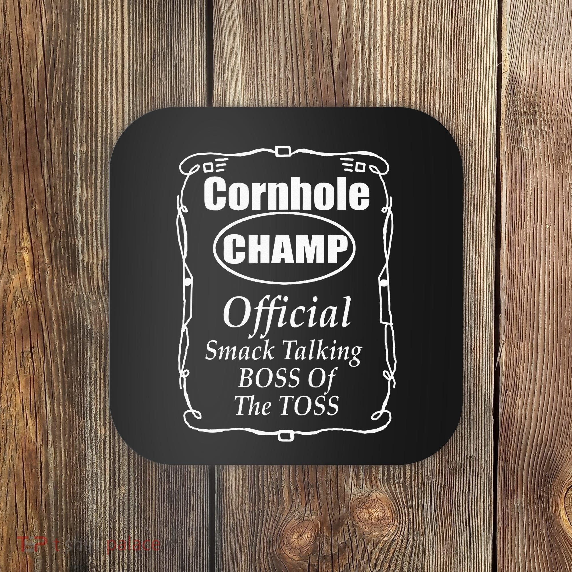 Cornhole Champion Boss Of The Toss Cornhole Coaster