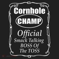 Cornhole Champion Boss Of The Toss Cornhole Tumbler thumb 3