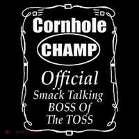 Cornhole Champion Boss Of The Toss Cornhole Ornament thumb 1