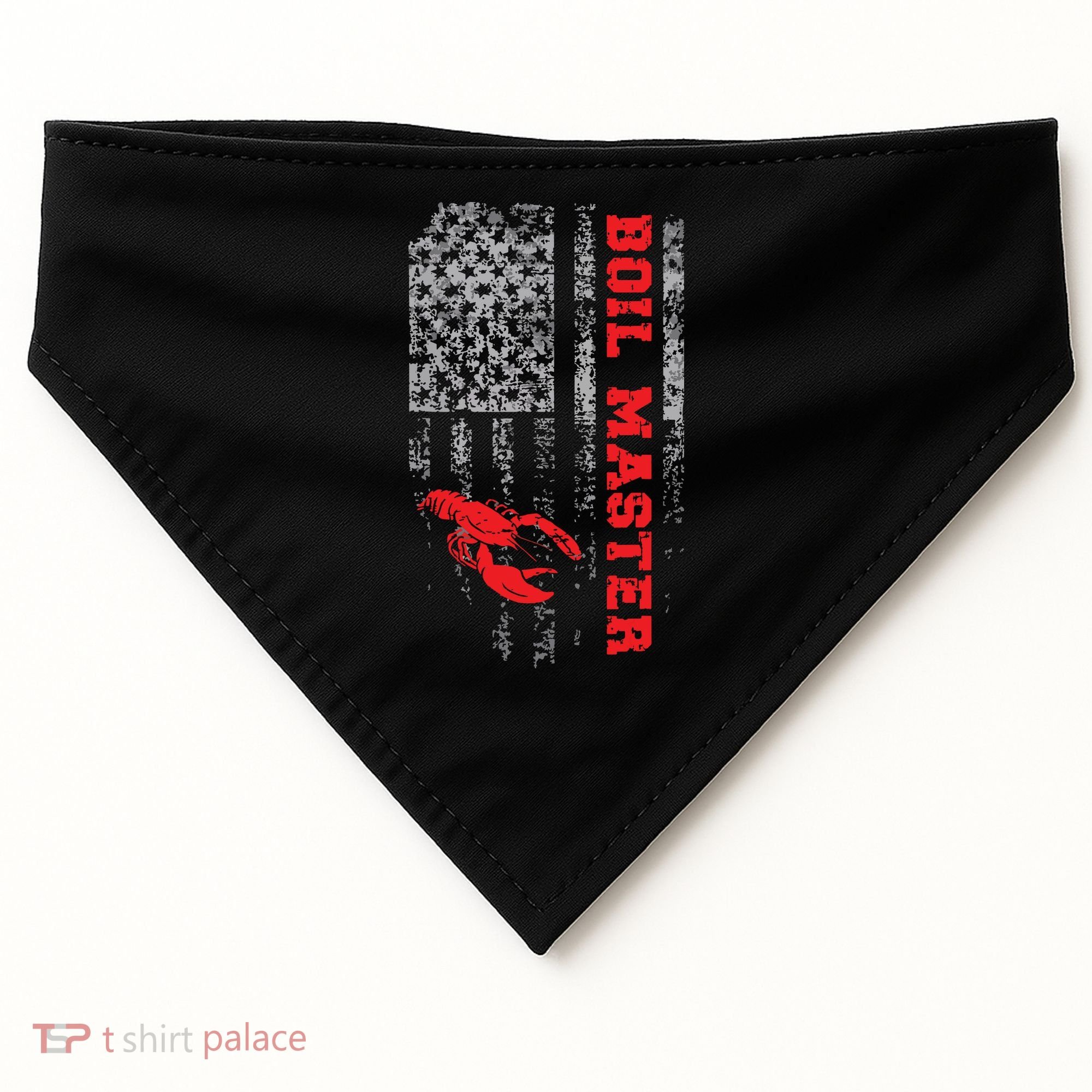 Cool Crawfish Boil For Men Women Crawfish Seafood Chef USA-Made Doggie Bandana