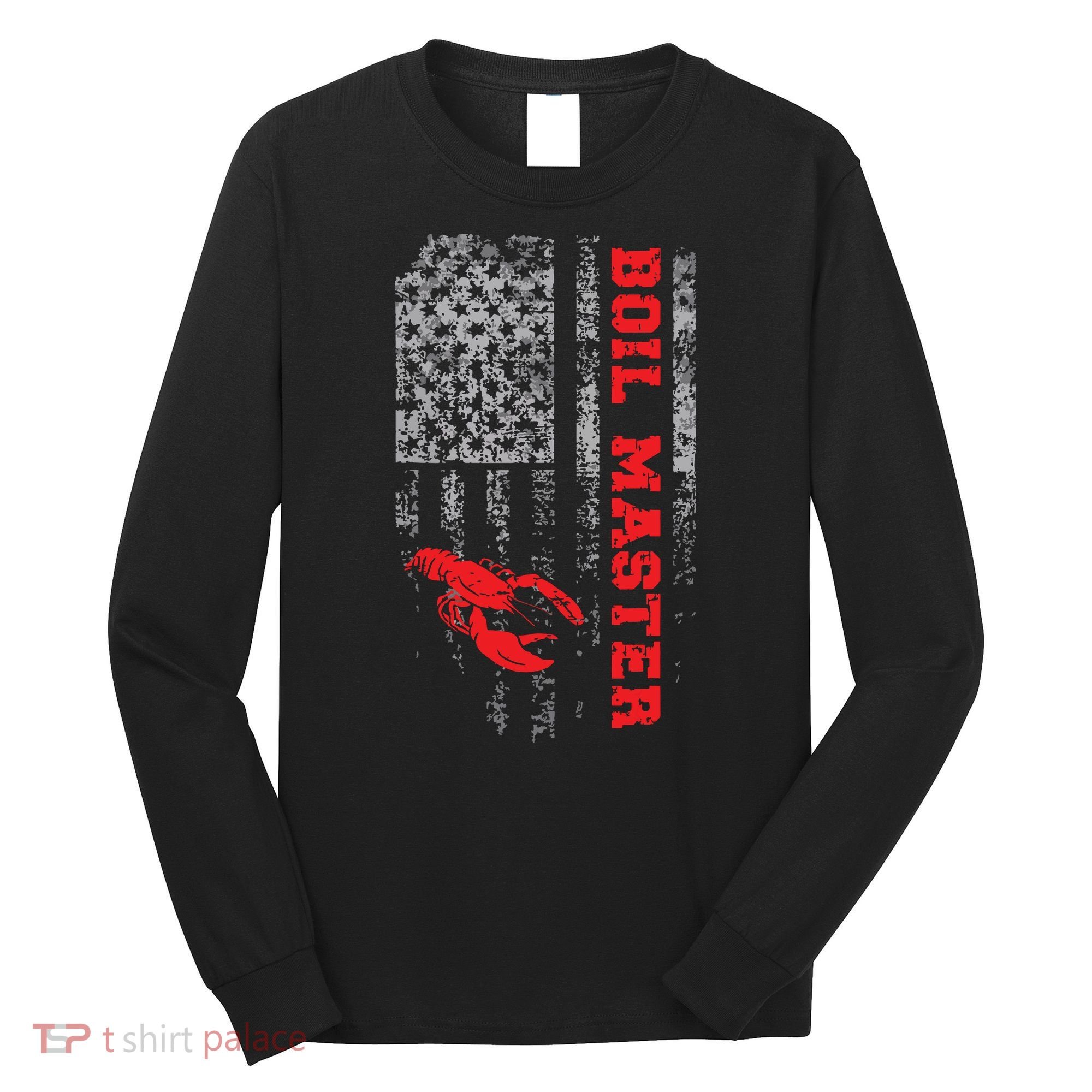 Cool Crawfish Boil For Men Women Crawfish Seafood Chef Long Sleeve Shirt