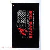 Cool Crawfish Boil For Men Women Crawfish Seafood Chef Golf Towel thumb 0