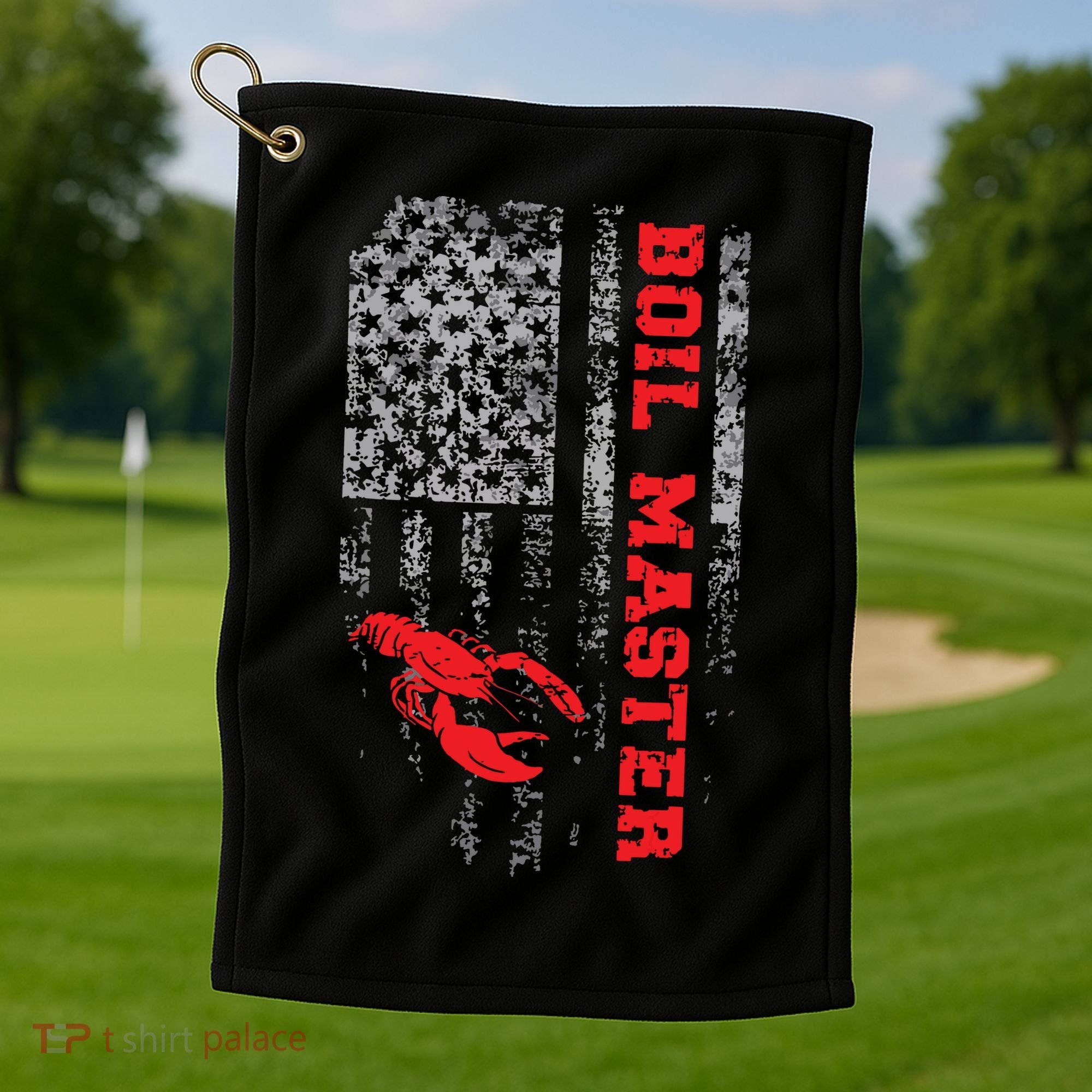 Cool Crawfish Boil For Men Women Crawfish Seafood Chef Golf Towel