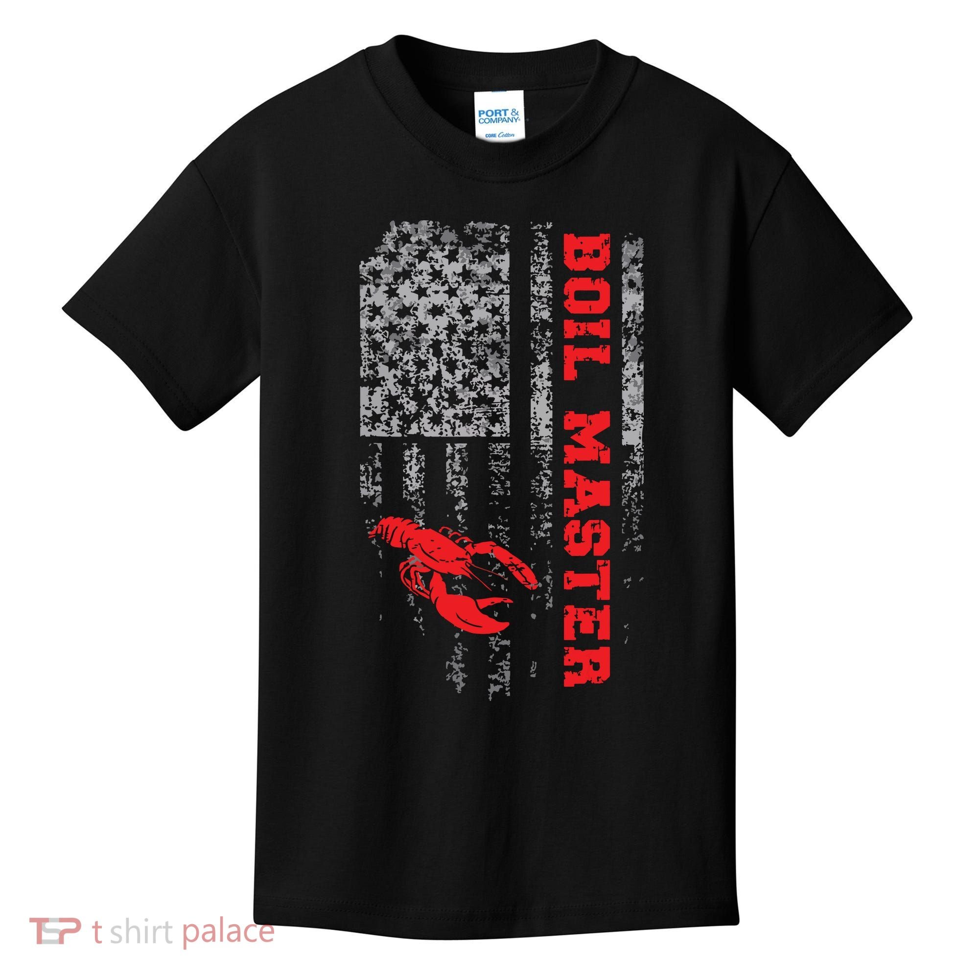Cool Crawfish Boil For Men Women Crawfish Seafood Chef Kids T-Shirt