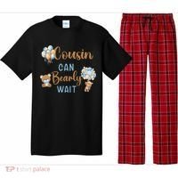 Cousin Can Bearly Wait Gender Neutral Baby Shower Matching Pajama Set thumb 0