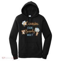 Cousin Can Bearly Wait Gender Neutral Baby Shower Matching Women's Hoodie thumb 0