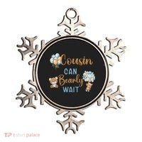 Cousin Can Bearly Wait Gender Neutral Baby Shower Matching Ornament thumb 0