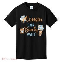 Cousin Can Bearly Wait Gender Neutral Baby Shower Matching Kids T-Shirt thumb 0