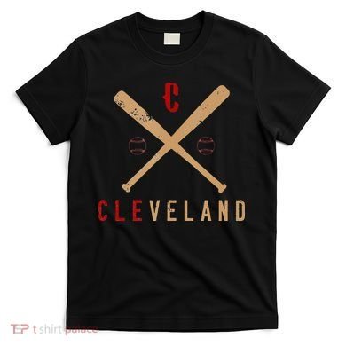Cleveland Cle Baseball Vintage Distressed T-Shirt
