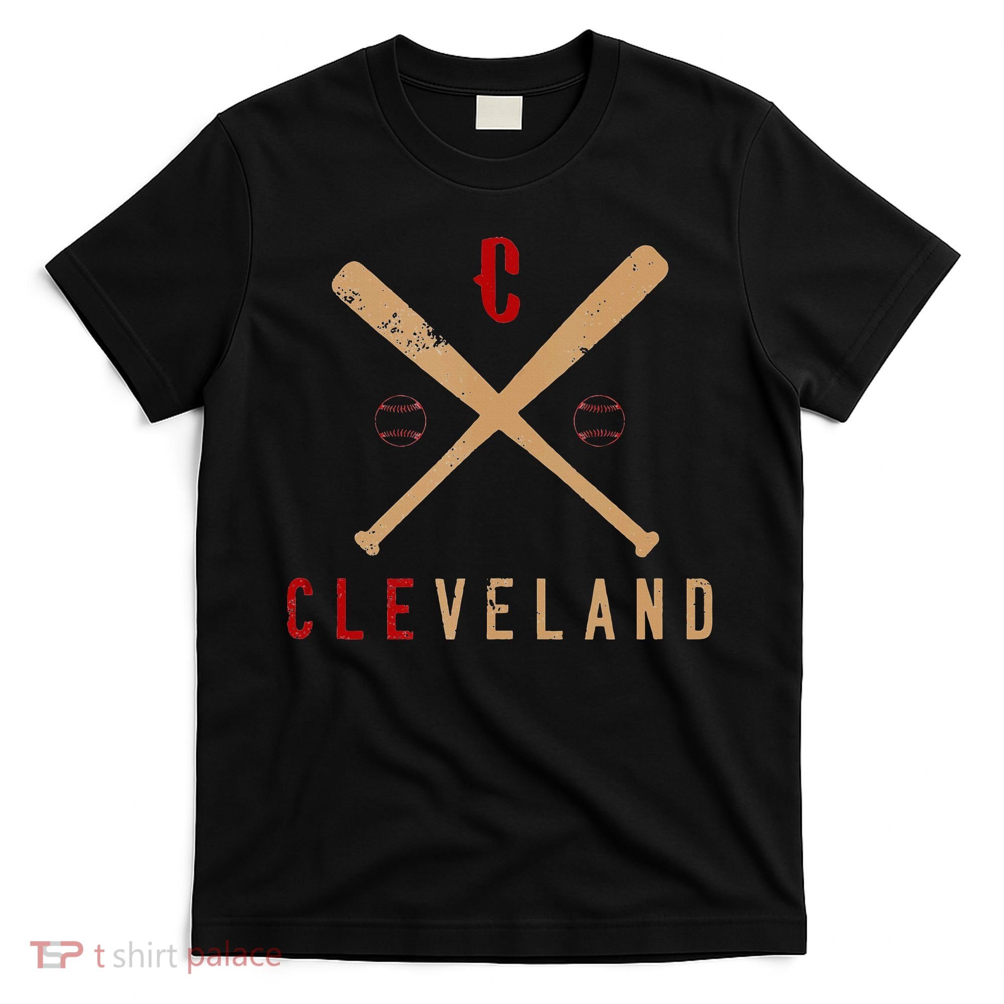 Cleveland Cle Baseball Vintage Distressed T-Shirt