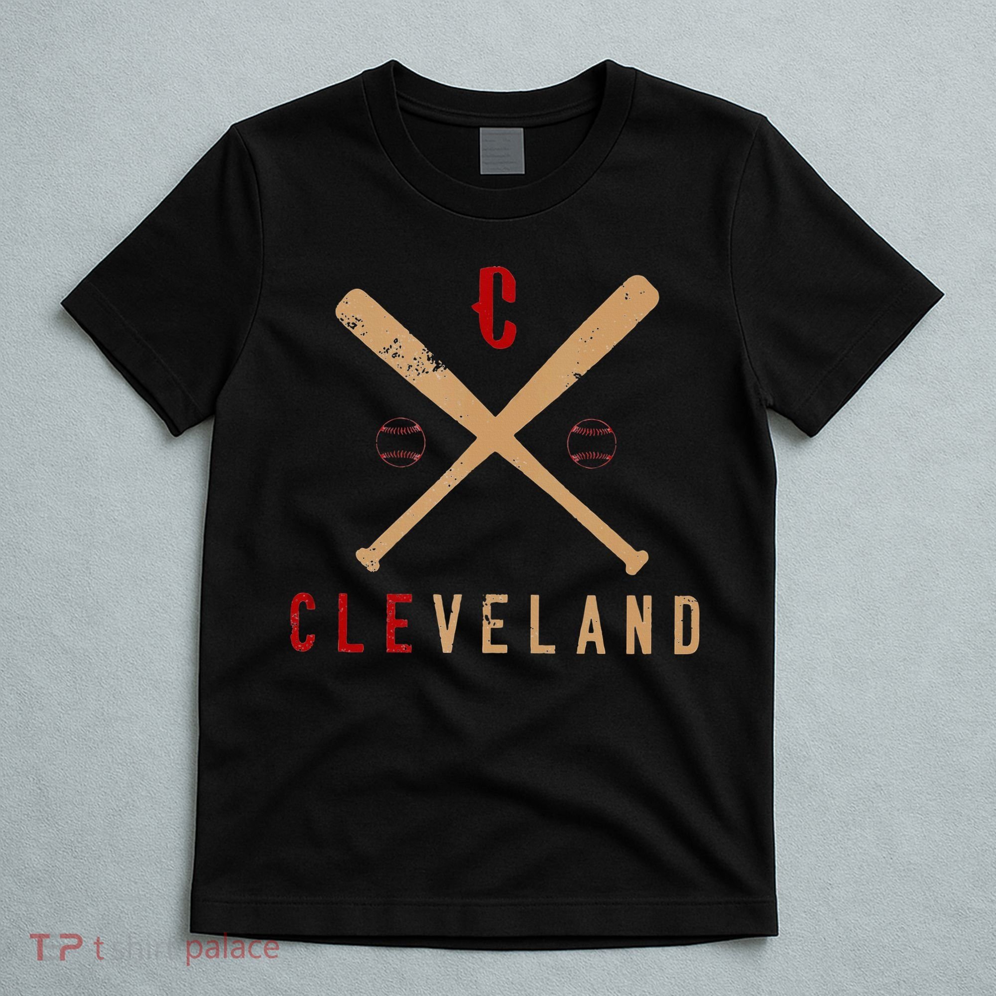 Cleveland Cle Baseball Vintage Distressed T-Shirt