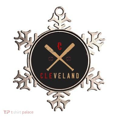 Cleveland Cle Baseball Vintage Distressed Ornament