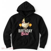 Cute Chicken Birthday Girl Hoodie thumb 0