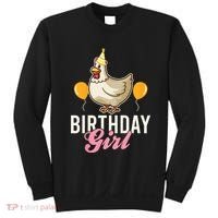 Cute Chicken Birthday Girl Sweatshirt thumb 0