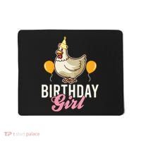 Cute Chicken Birthday Girl Mousepad thumb 0