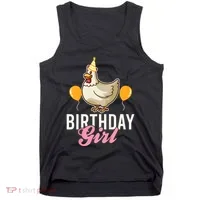 Cute Chicken Birthday Girl Tank Top thumb 0