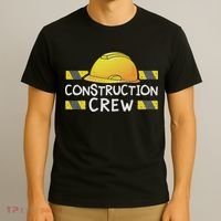 Construction Crew Birthday Party Supplies Matching T-Shirt thumb 3