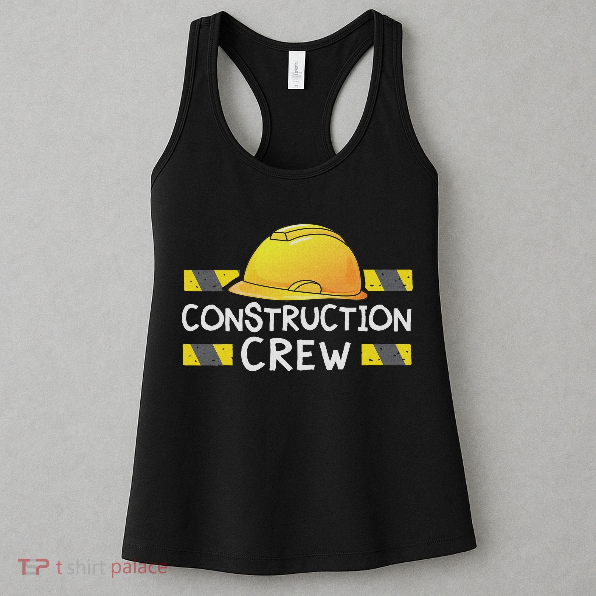 Construction Crew Birthday Party Supplies Matching Women's Tank Top