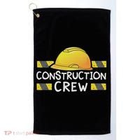Construction Crew Birthday Party Supplies Matching Golf Towel thumb 0