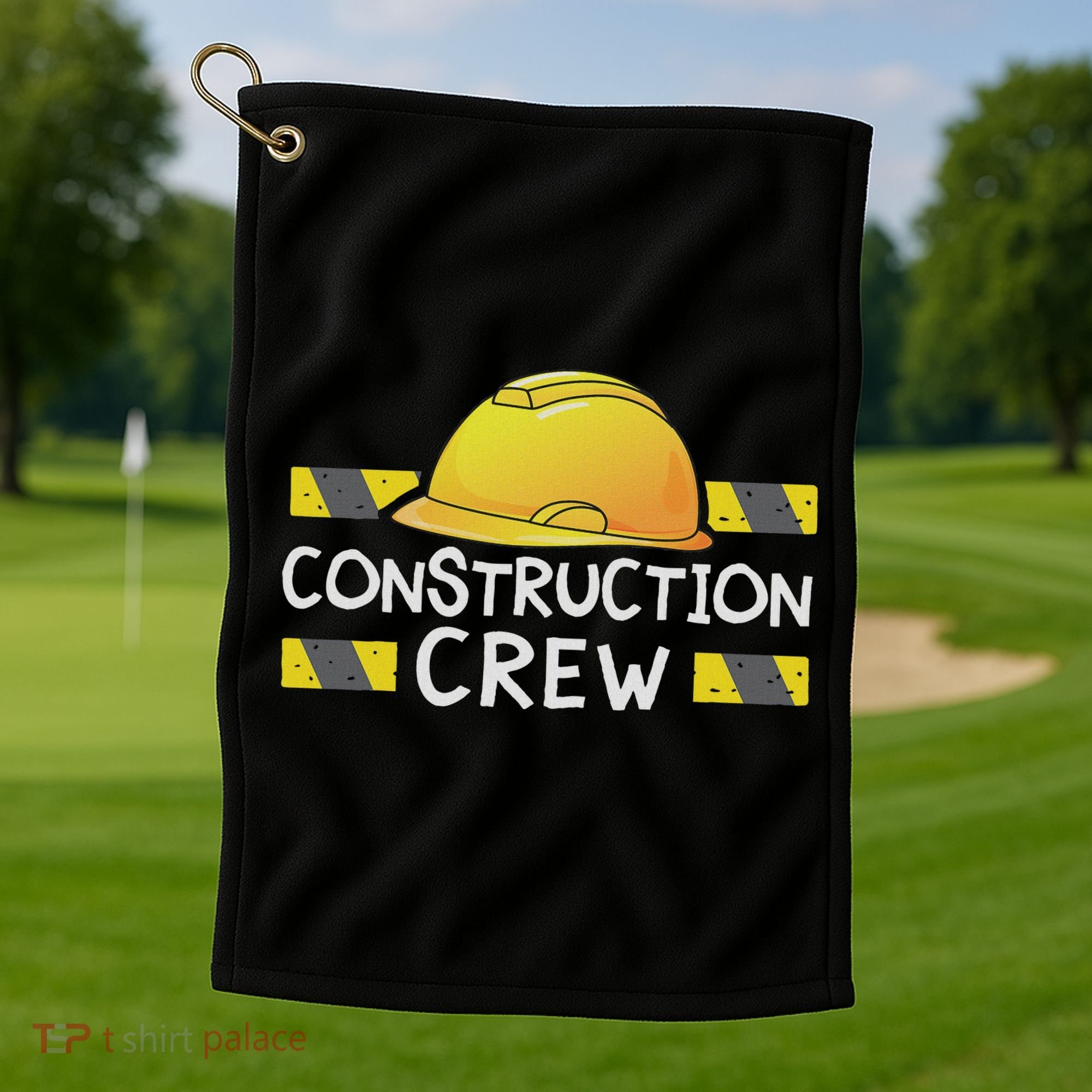 Construction Crew Birthday Party Supplies Matching Golf Towel