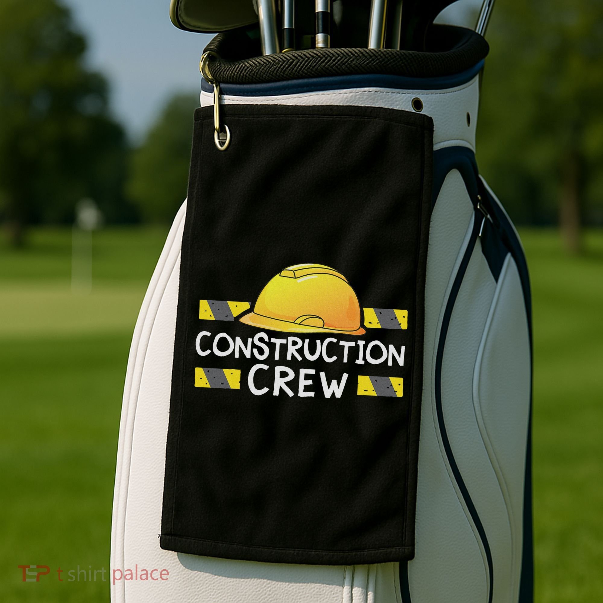 Construction Crew Birthday Party Supplies Matching Golf Towel