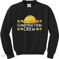 Construction Crew Birthday Party Supplies Matching Kids Sweatshirt thumb 0