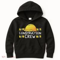 Construction Crew Birthday Party Supplies Matching Kids Hoodie thumb 0