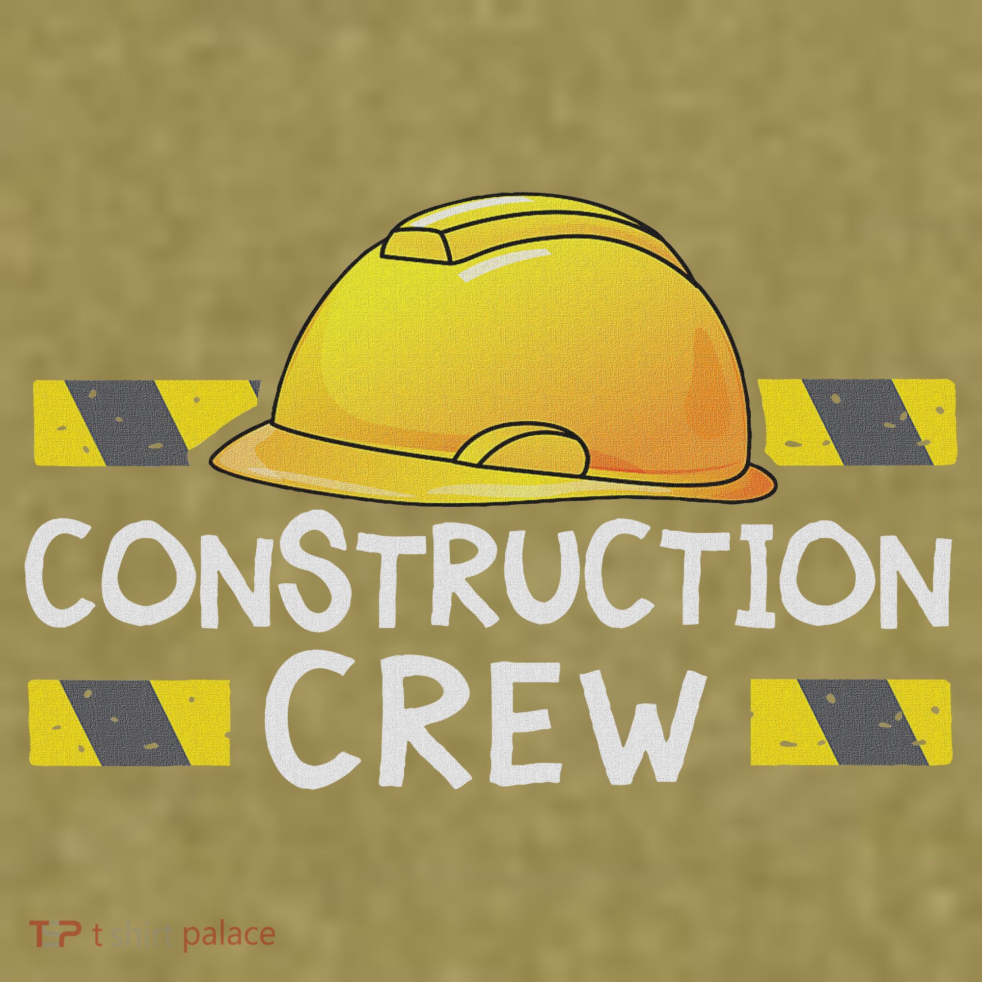 Construction Crew Birthday Party Supplies Matching Garment-Dyed Women's Muscle Tee
