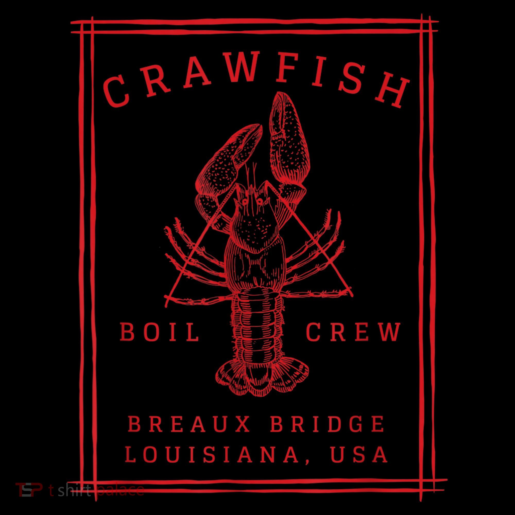 Crawfish Crew Breaux Bridge Retro Cajun Seafood Women's Hoodie