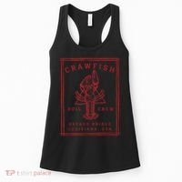 Crawfish Crew Breaux Bridge Retro Cajun Seafood Women's Tank Top thumb 0