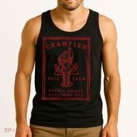 Crawfish Crew Breaux Bridge Retro Cajun Seafood Tank Top thumb 3