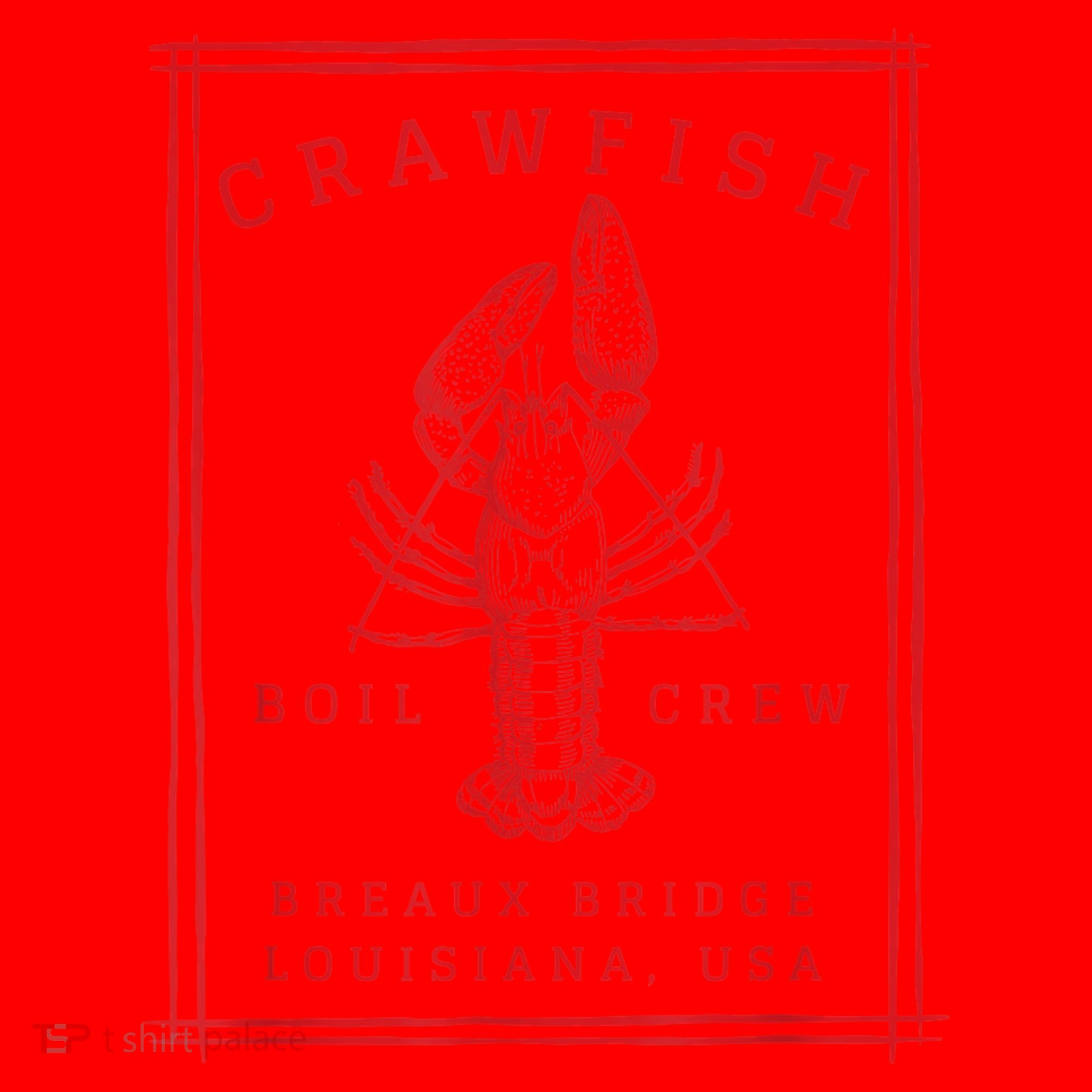 Crawfish Crew Breaux Bridge Retro Cajun Seafood Santa Hat