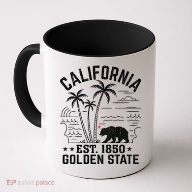 California Cali Bear Vintage EST 1850 Golden State Coffee Mug