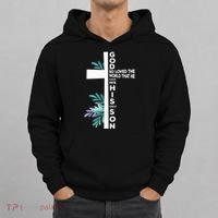 Christian Cross Bible Faith Quote John 316 Hoodie thumb 0