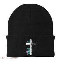 Christian Cross Bible Faith Quote John 316 Beanie thumb 0
