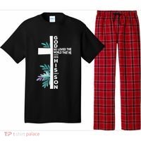 Christian Cross Bible Faith Quote John 316 Pajama Set thumb 0