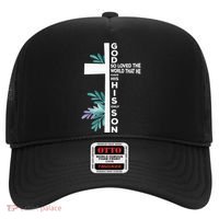Christian Cross Bible Faith Quote John 316 Hat thumb 0