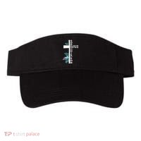 Christian Cross Bible Faith Quote John 316 Visor thumb 0