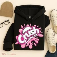 Crush Cancer Breast Cancer Awareness Hoodie thumb 4