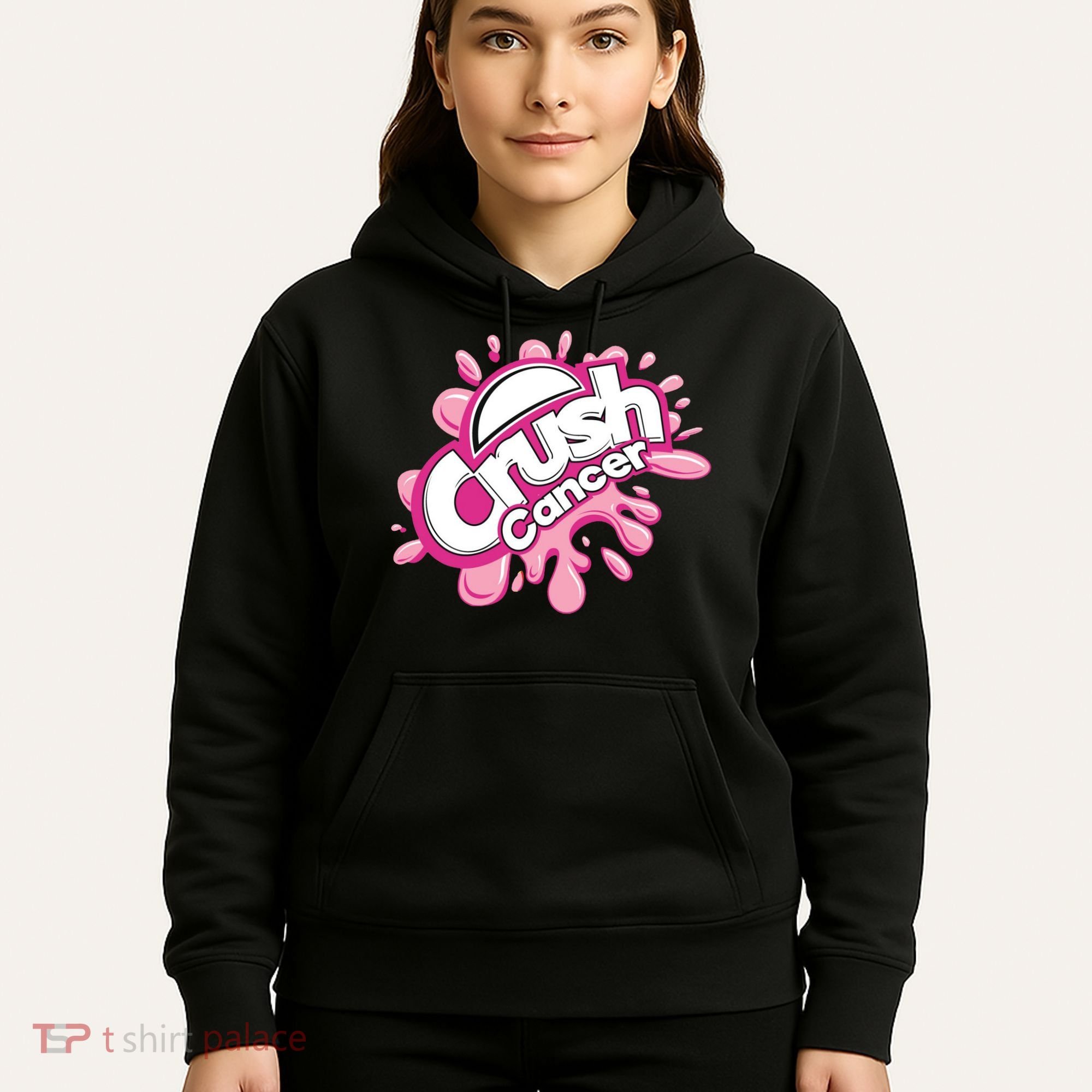 Crush Cancer Breast Cancer Awareness Hoodie