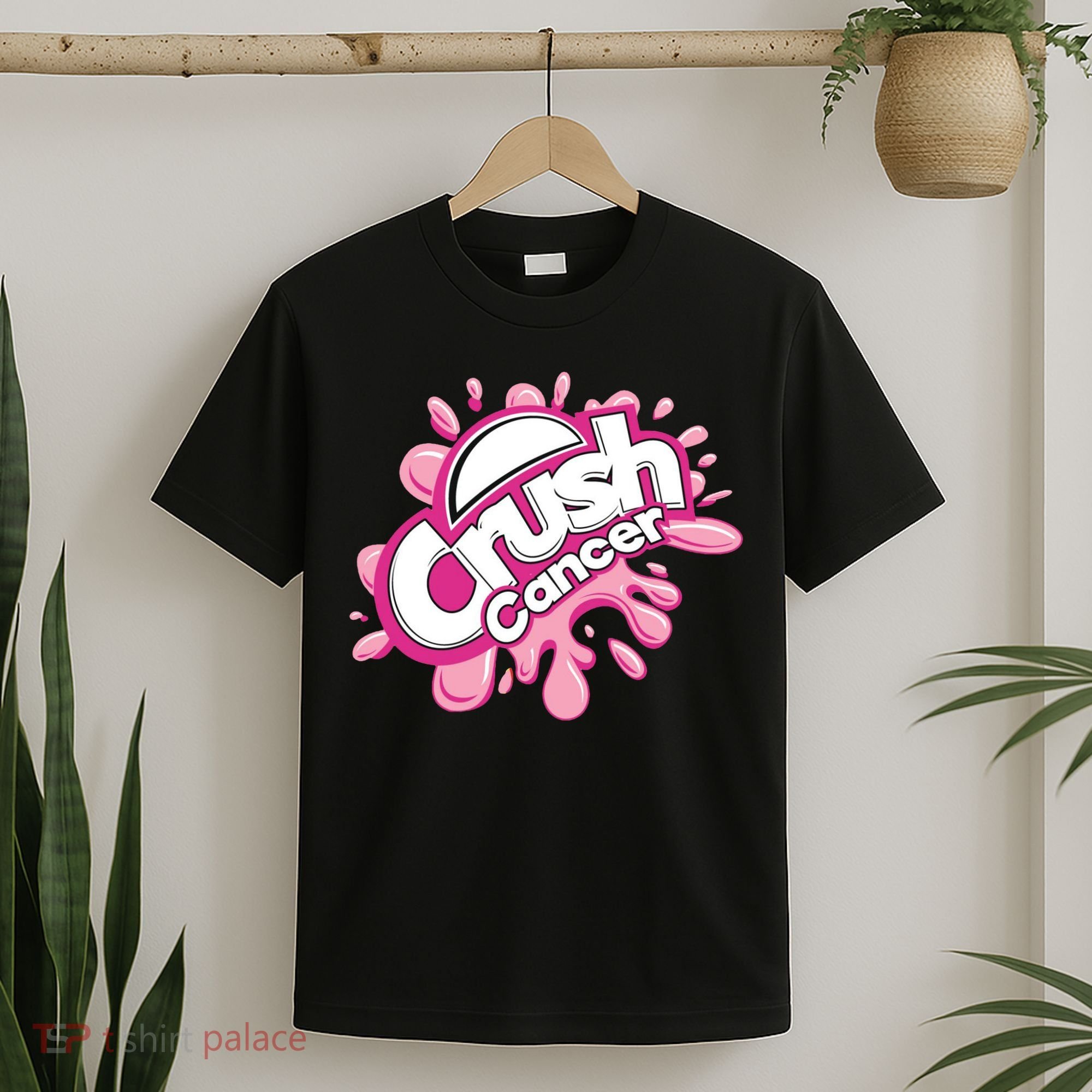Crush Cancer Breast Cancer Awareness T-Shirt